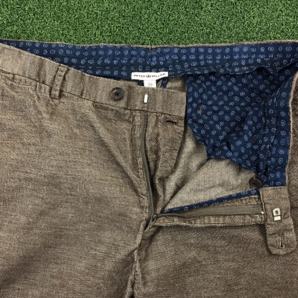 Peter Millar Mens Brown Corduroy Slim Straight - Picture 4 of 8